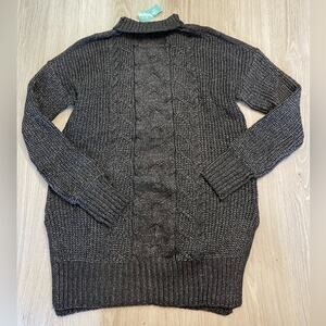 NWT Maurices Size XS Women's Sweater‎ Turtle Neck Cable Knit Sweater Dress